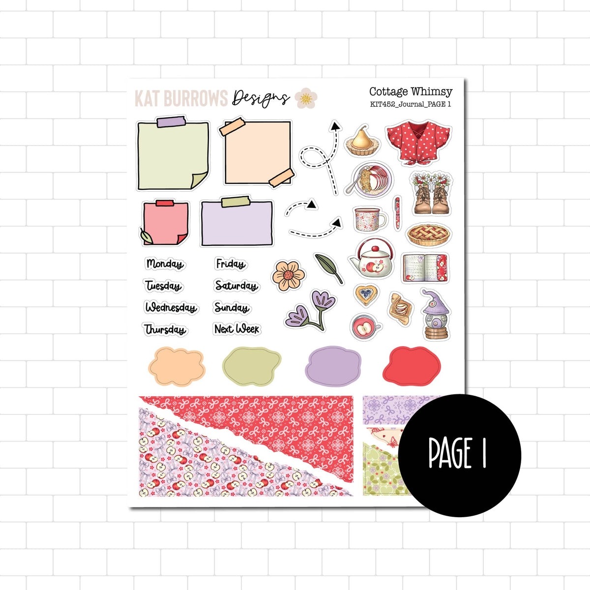 Journal Kit: Cottage Whimsy