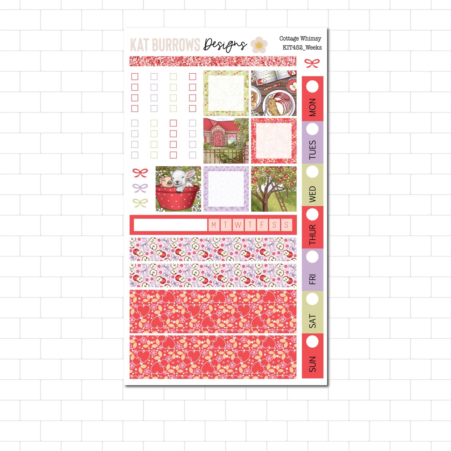Hobonichi/Lime Weeks: Cottage Whimsy