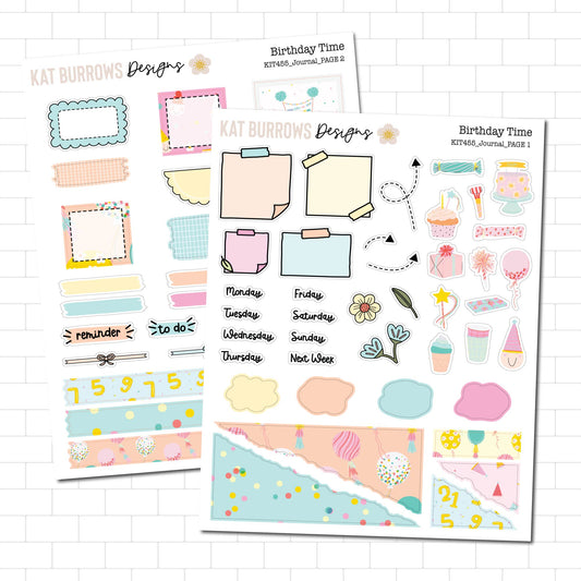 Journal Kit: Birthday Time