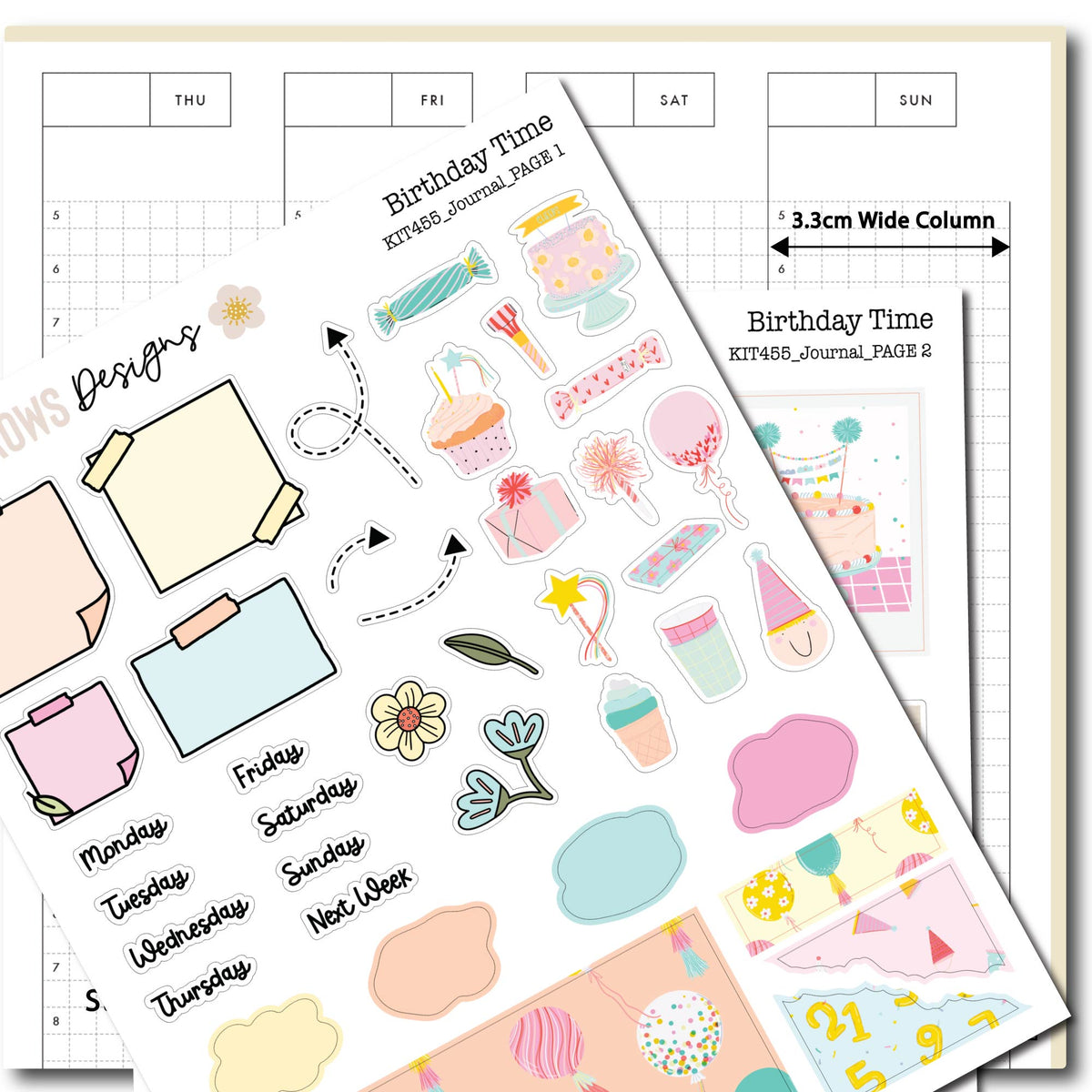 Journal Kit: Birthday Time