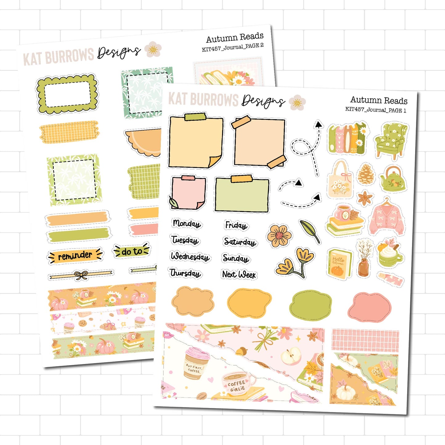 Journal Kit: Autumn Reads