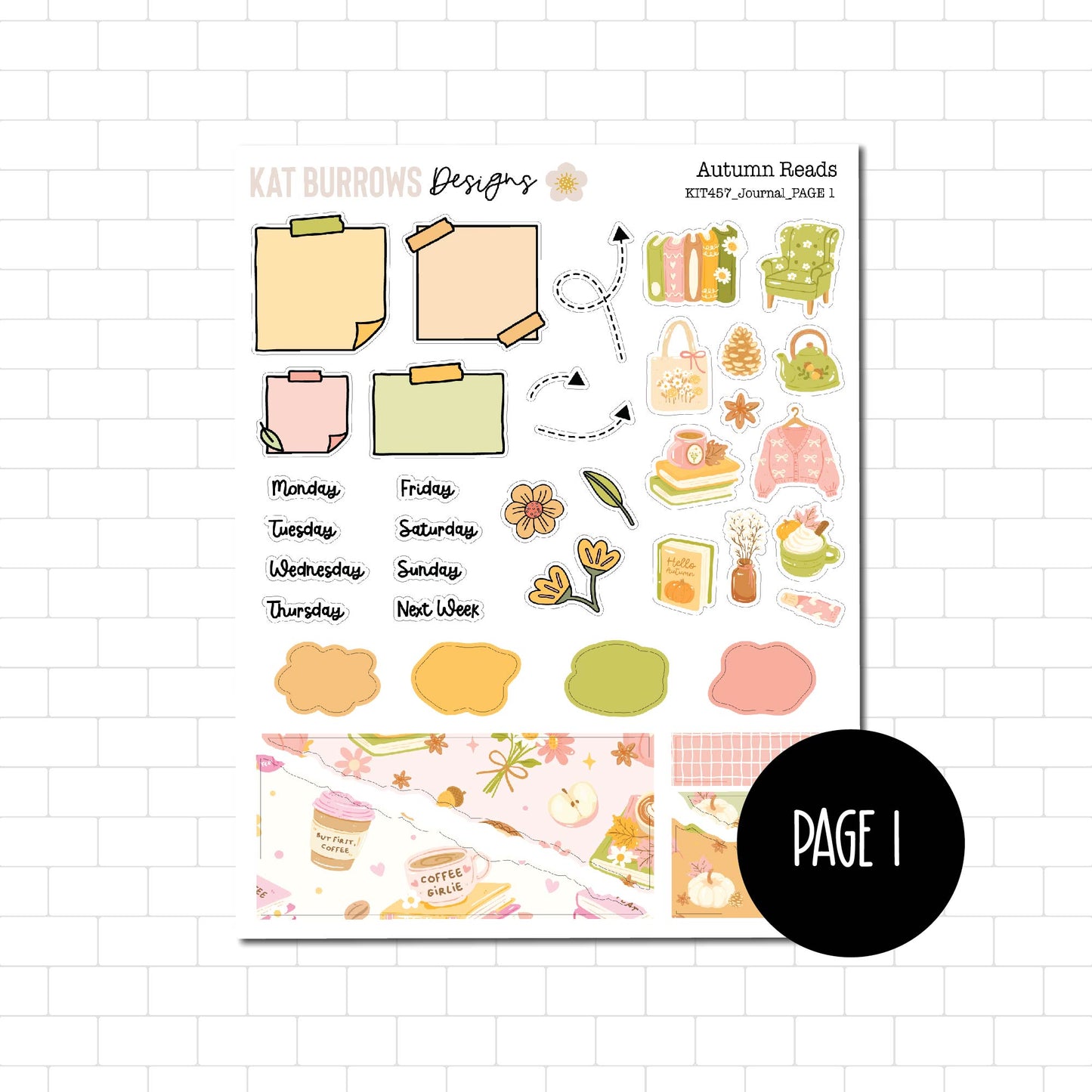 Journal Kit: Autumn Reads