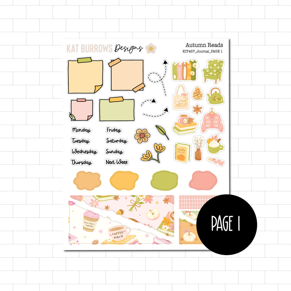 Journal Kit: Autumn Reads
