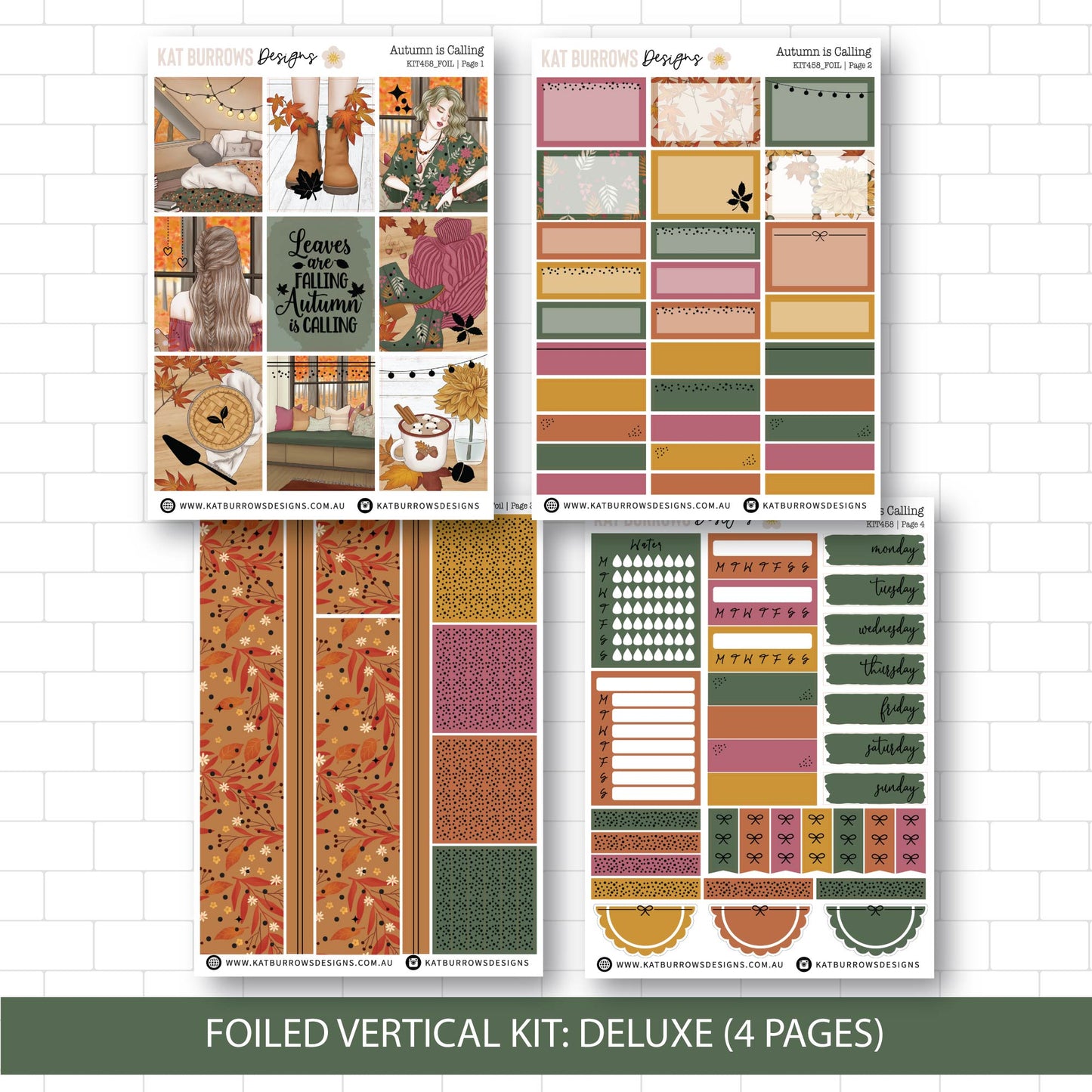 Deluxe Foiled Kit: Autumn is Calling (ROSE GOLD FOIL)