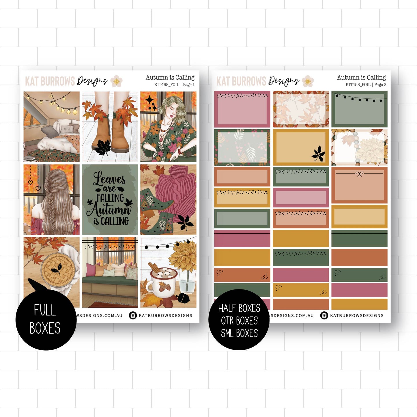 Deluxe Foiled Kit: Autumn is Calling (ROSE GOLD FOIL)