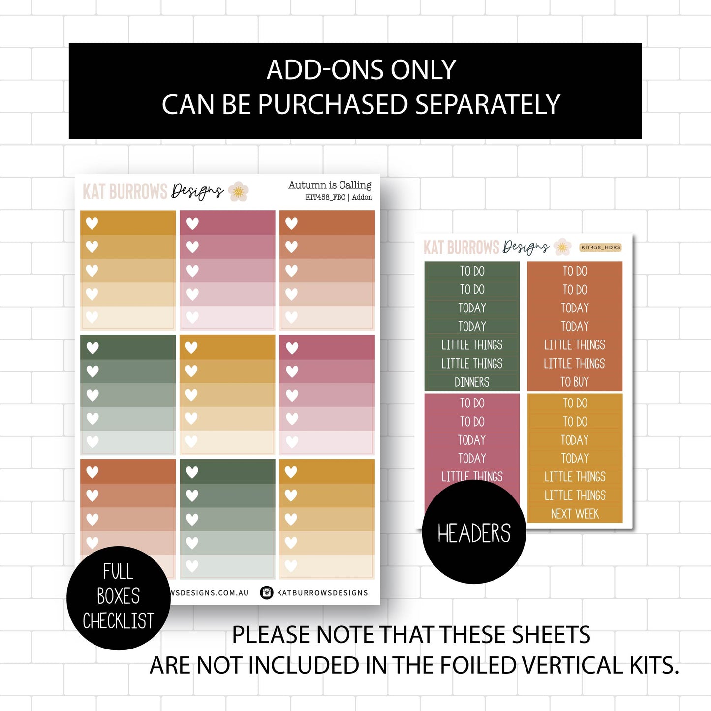 Deluxe Foiled Kit: Autumn is Calling (ROSE GOLD FOIL)