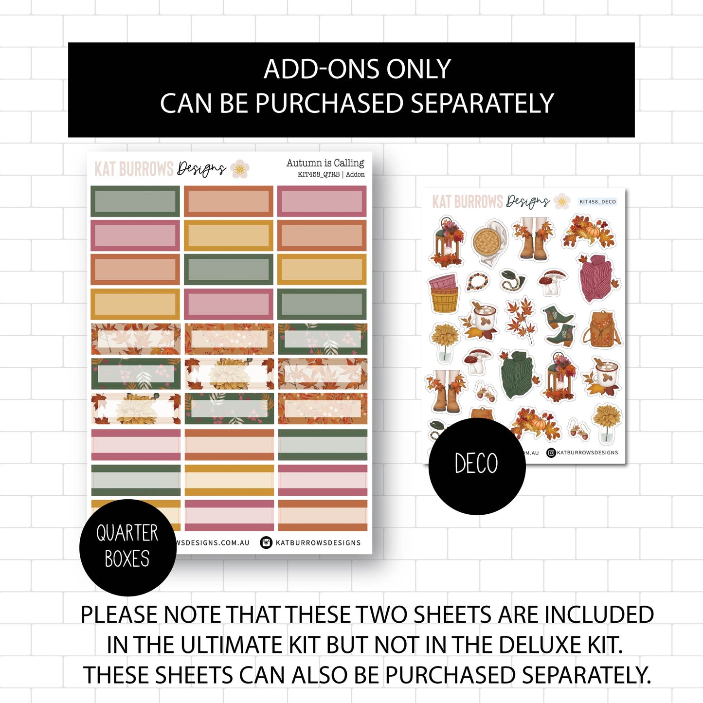 Deluxe Foiled Kit: Autumn is Calling (ROSE GOLD FOIL)