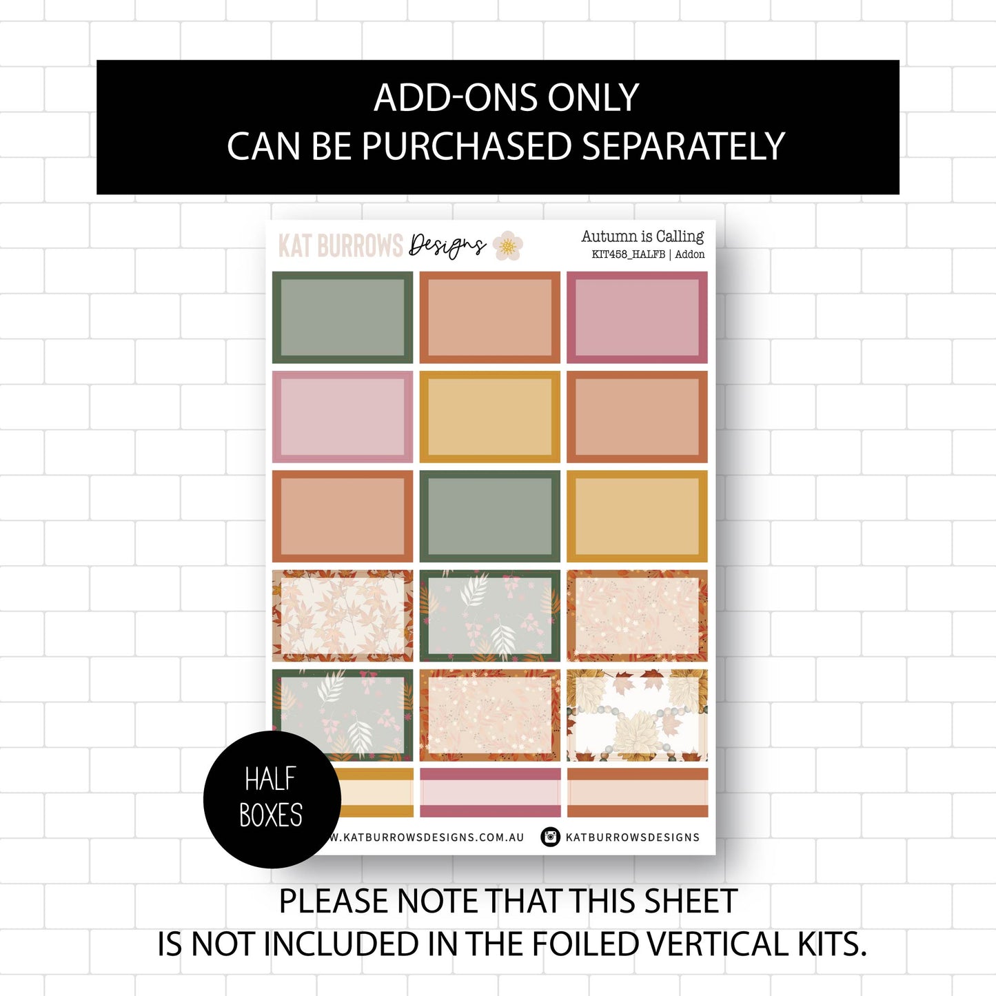 Deluxe Foiled Kit: Autumn is Calling (ROSE GOLD FOIL)