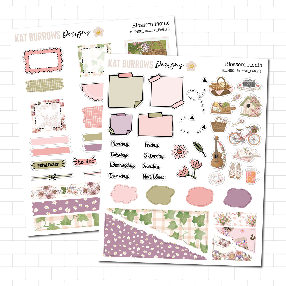 Journal Kit: Blossom Picnic