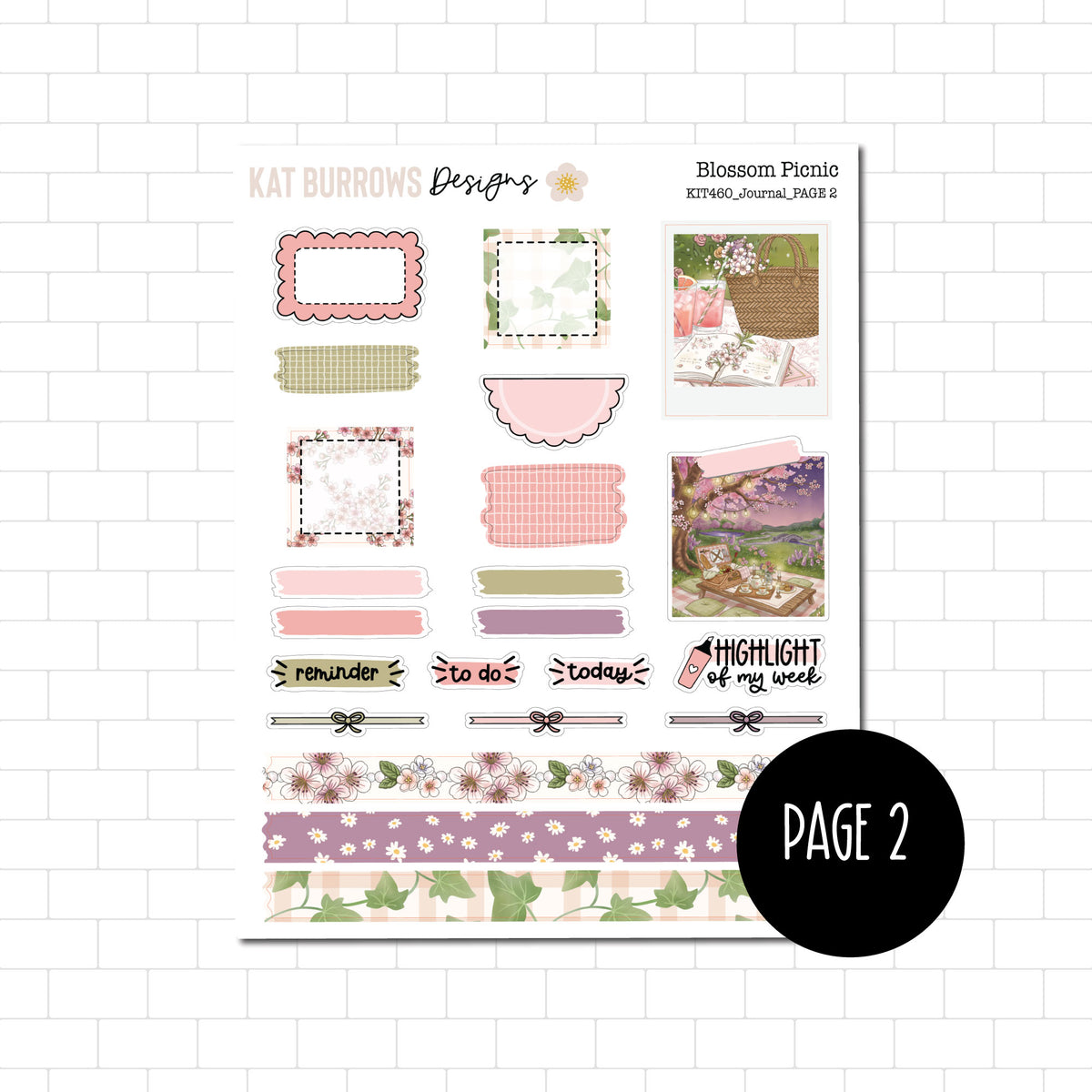 Journal Kit: Blossom Picnic