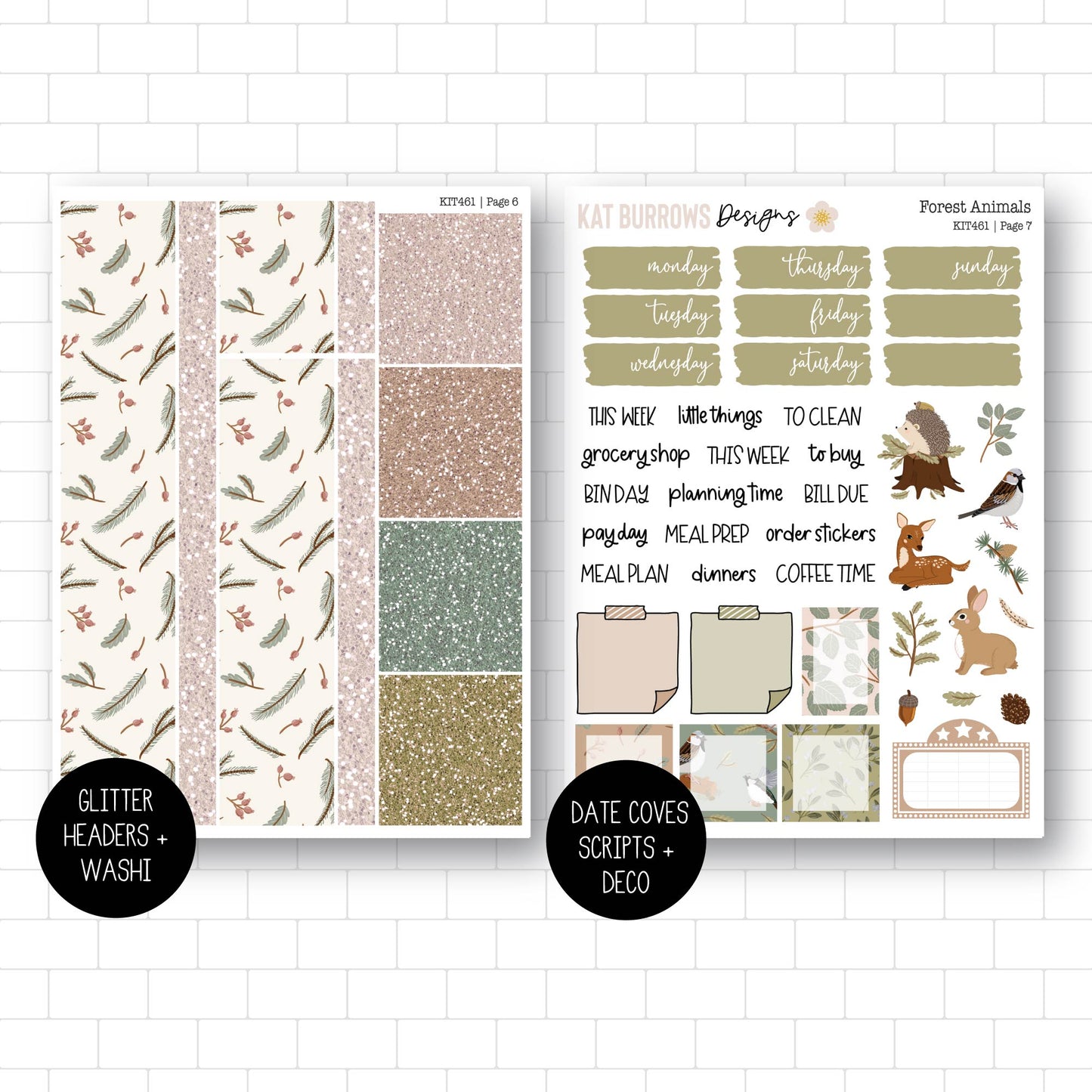 Weekly Kit: Forest Animals