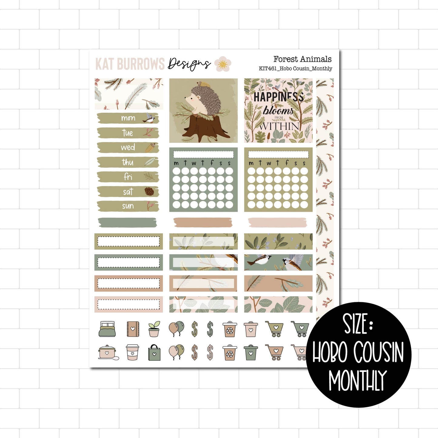 Hobo Cousin Monthly: Forest Animals
