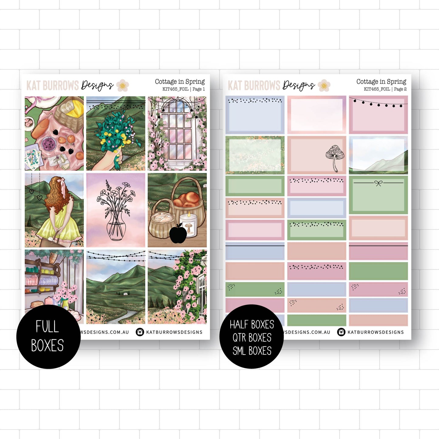 Deluxe Foiled Kit: Cottage in Spring (ROSE GOLD FOIL)