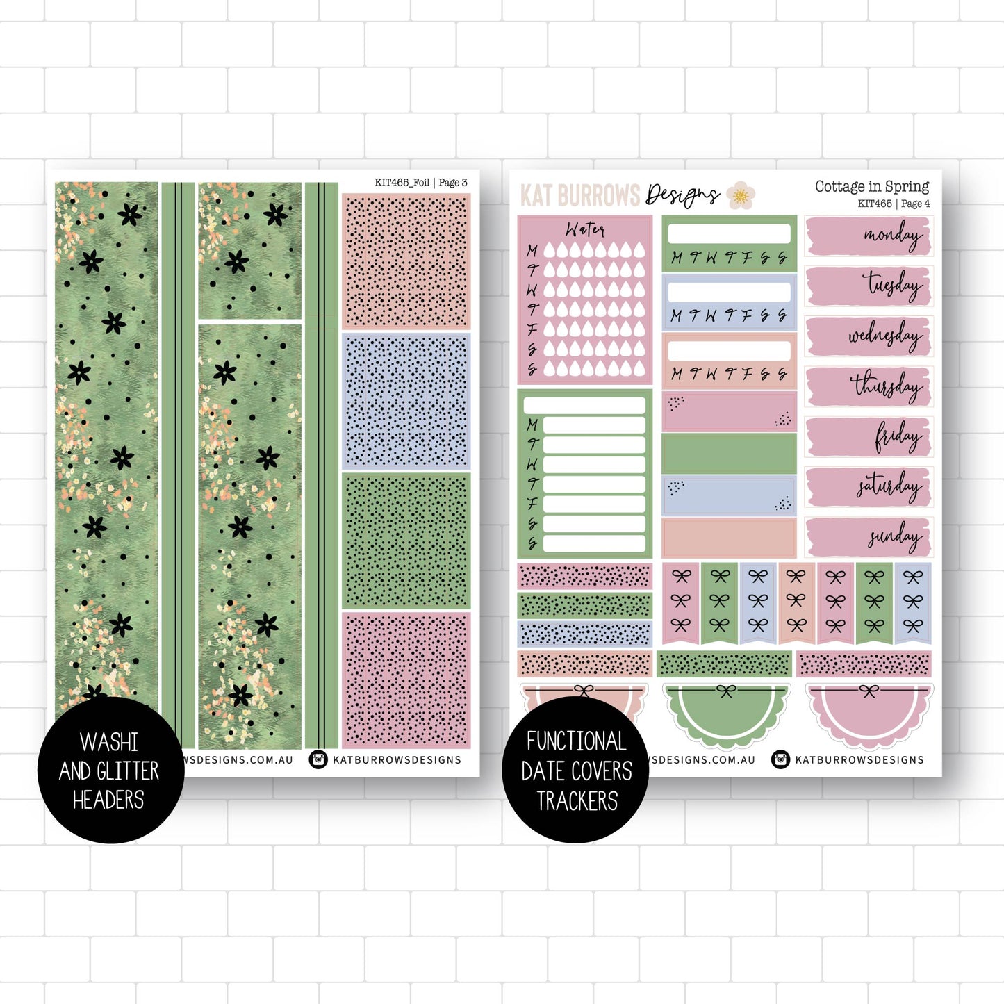 Deluxe Foiled Kit: Cottage in Spring (ROSE GOLD FOIL)