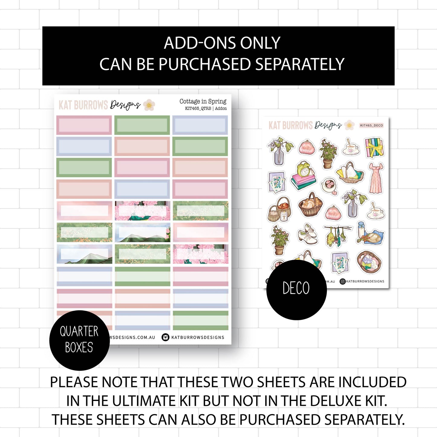 Deluxe Foiled Kit: Cottage in Spring (ROSE GOLD FOIL)
