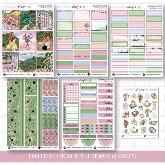 Ultimate Foiled Kit: Cottage in Spring (ROSE GOLD FOIL)