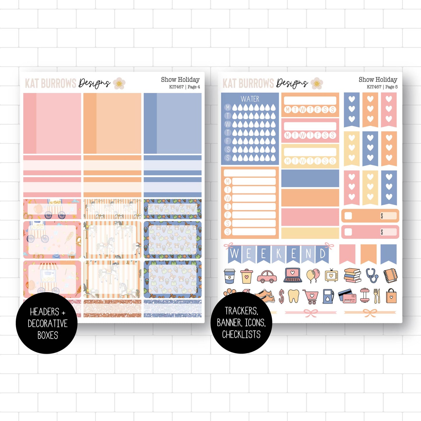 Weekly Kit: Show Holiday