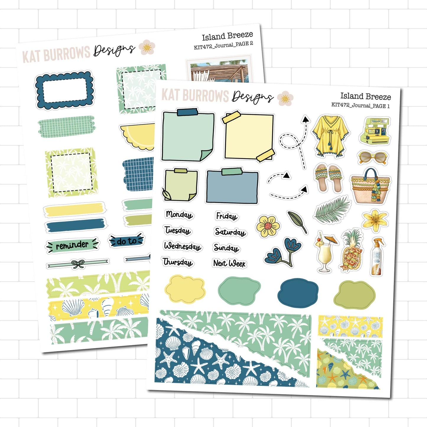 Journal Kit: Island Breeze