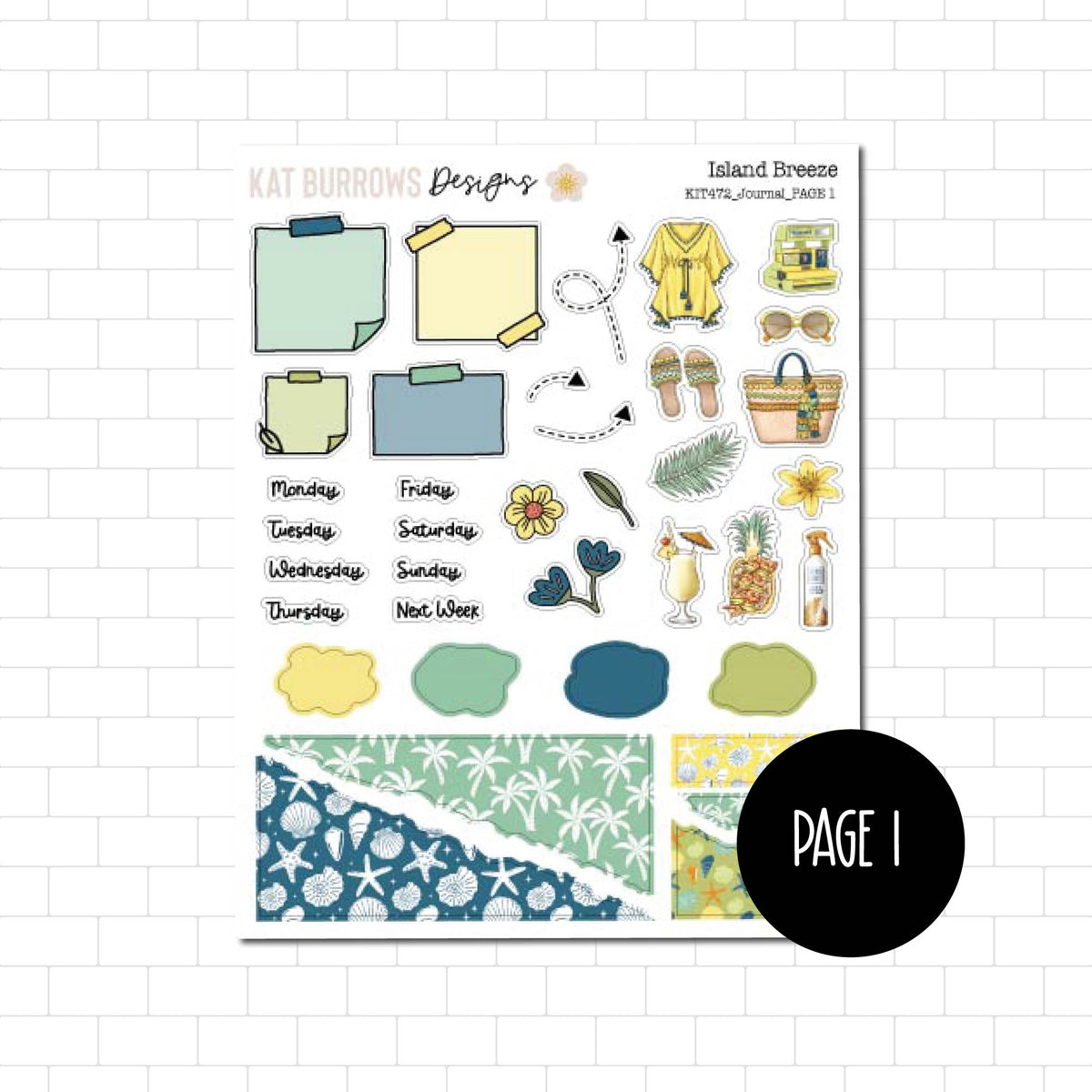 Journal Kit: Island Breeze
