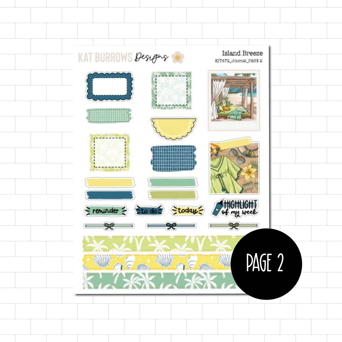 Journal Kit: Island Breeze