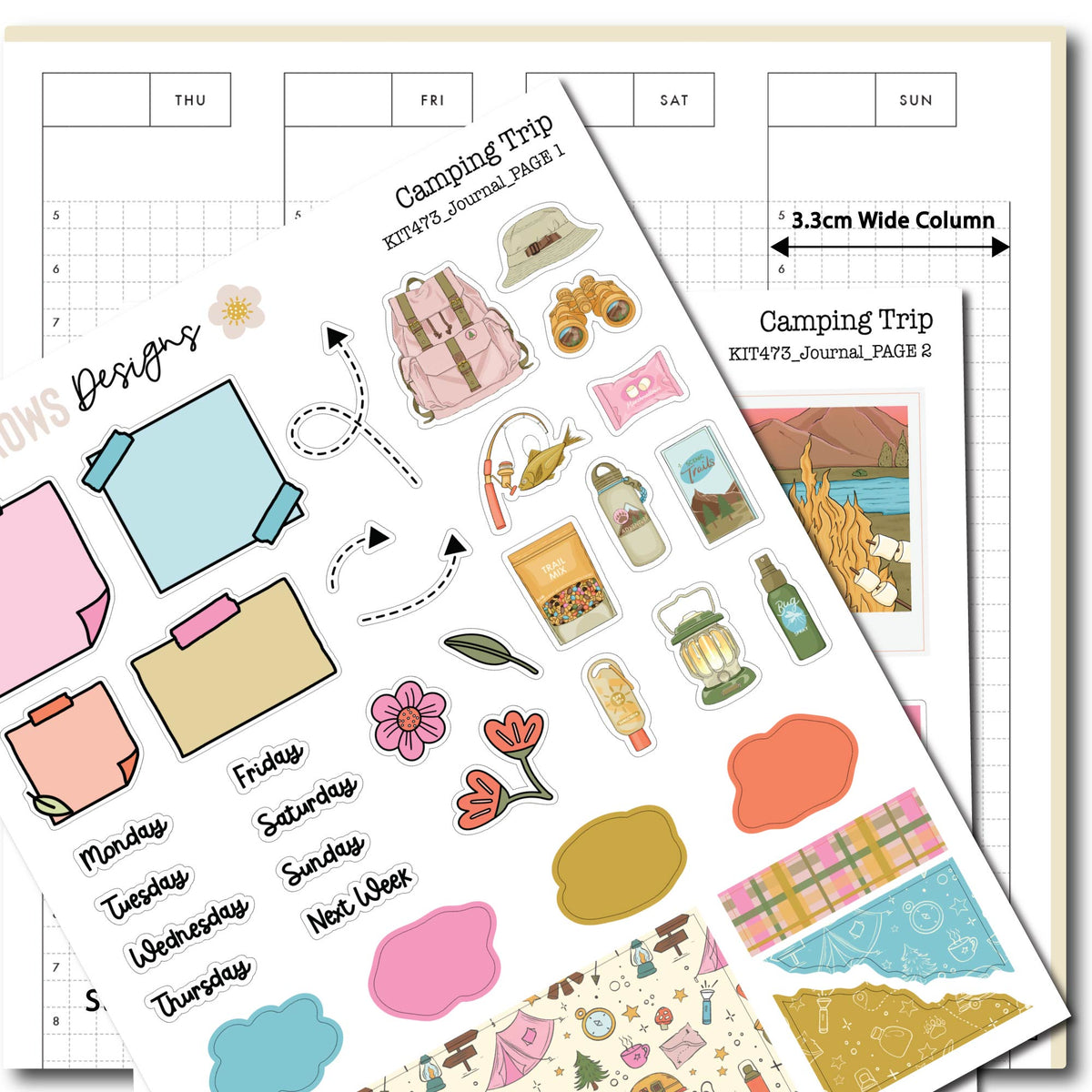 Journal Kit: Camping Trip