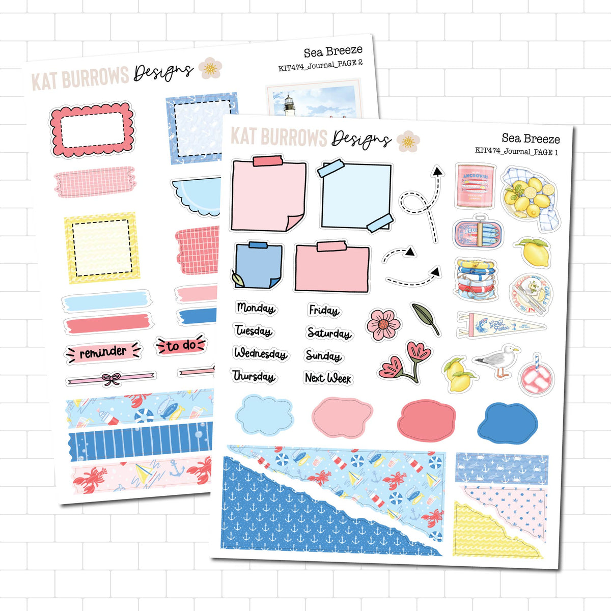 Journal Kit: Sea Breeze