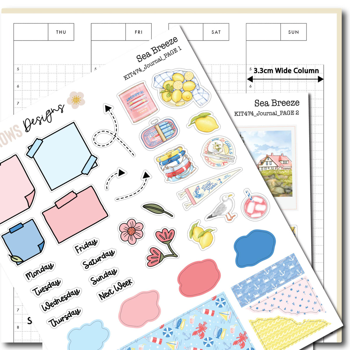 Journal Kit: Sea Breeze