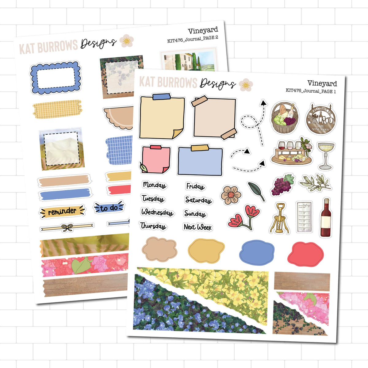 Journal Kit: Vineyard