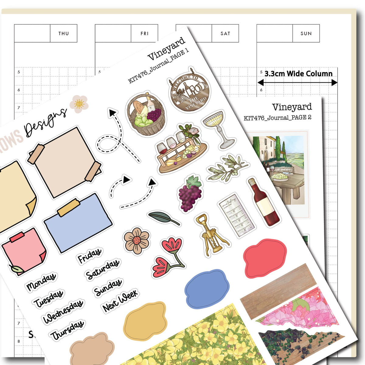 Journal Kit: Vineyard