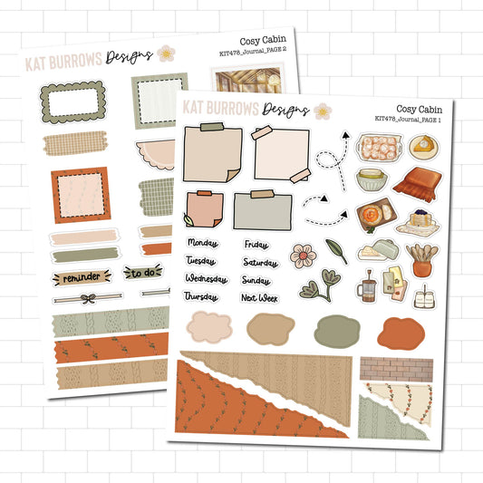 Journal Kit: Cosy Cabin