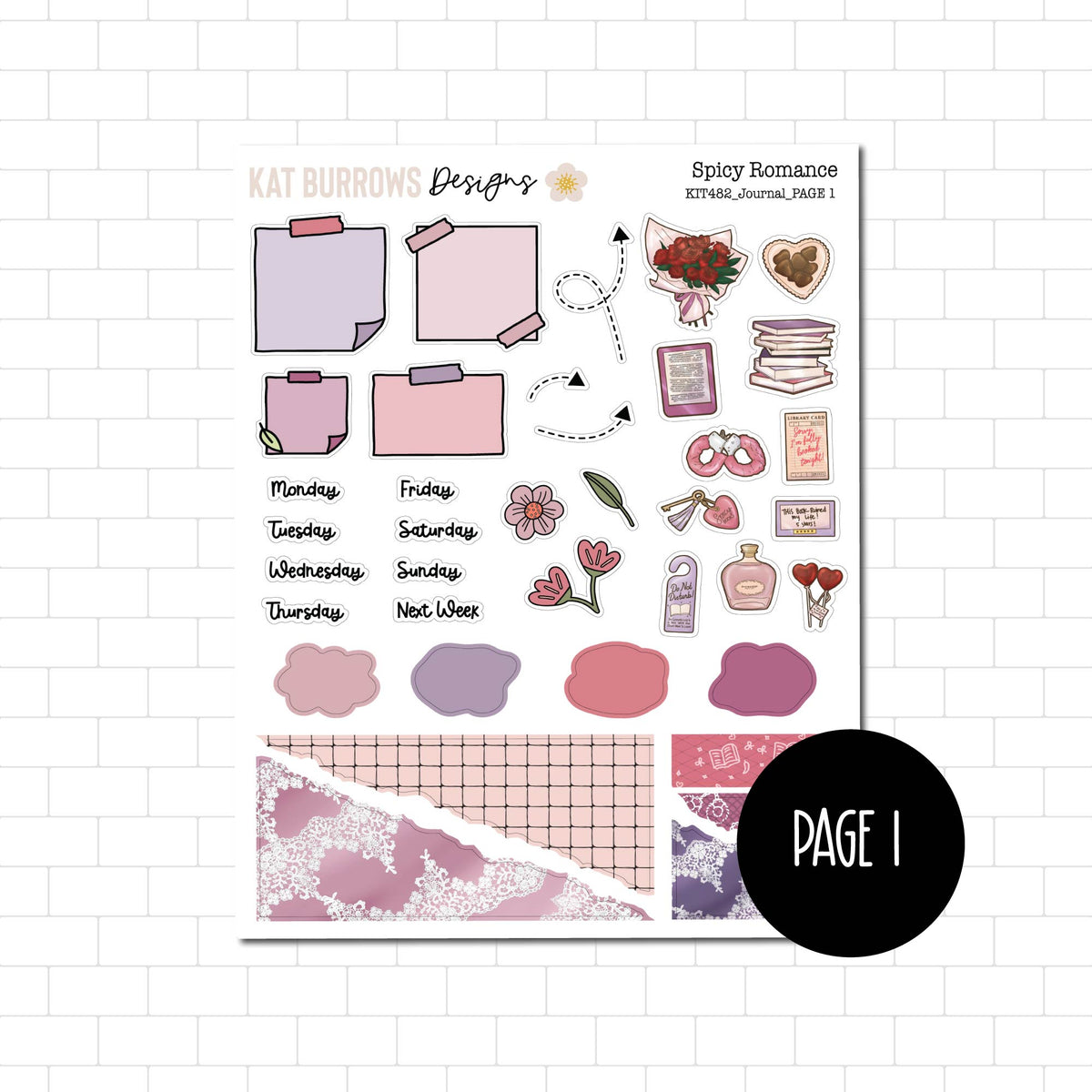 Journal Kit: Spicy Romance