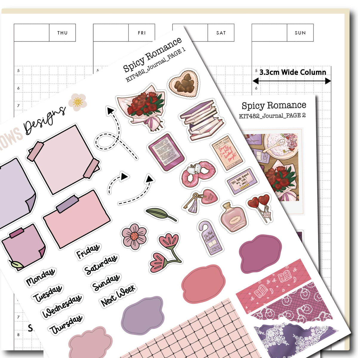 Journal Kit: Spicy Romance