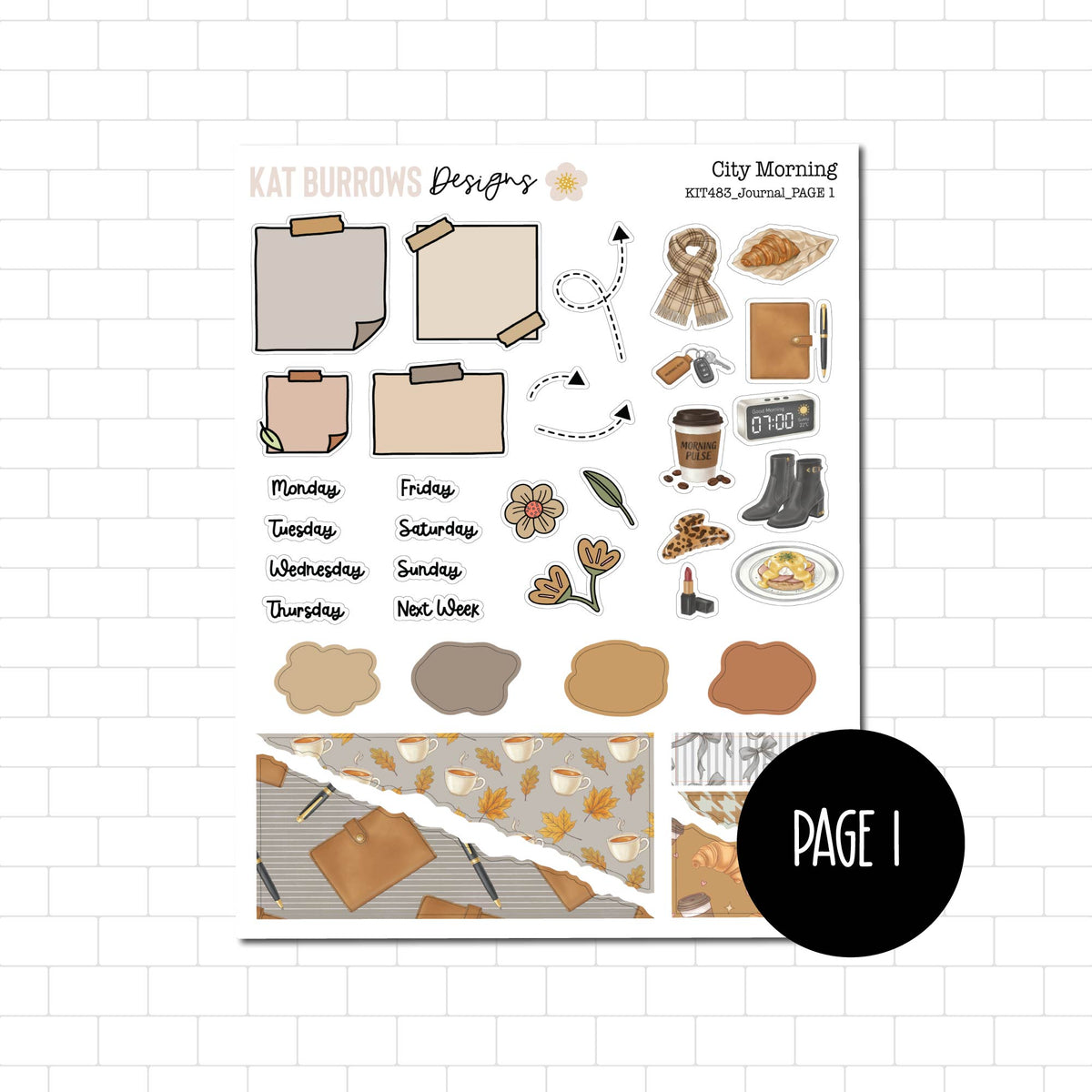 Journal Kit: City Morning