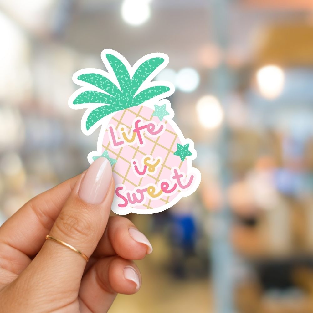 Die Cut Sticker: Life is Sweet