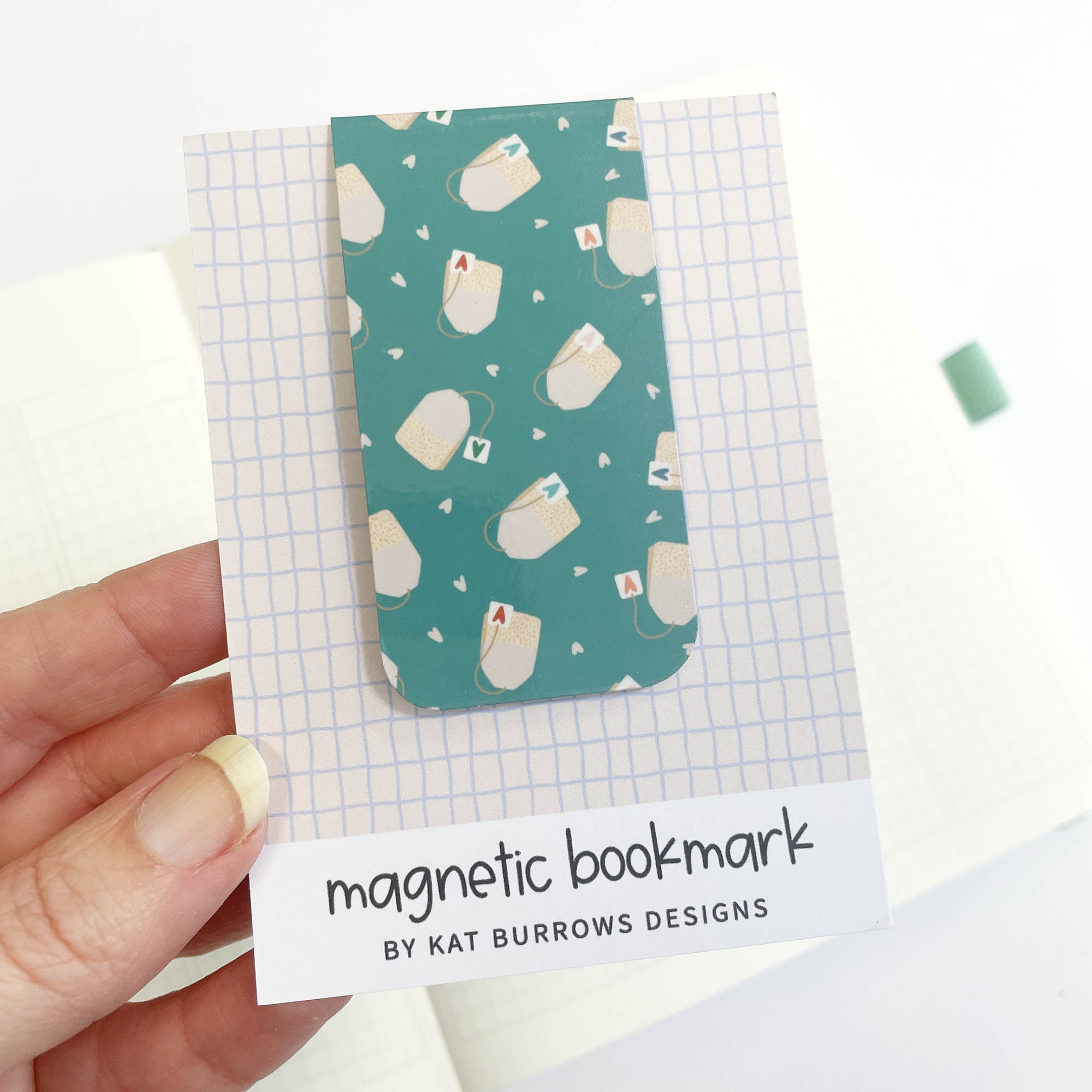 Magnetic Bookmark: Tea Bags