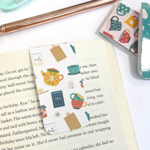 Magnetic Bookmark: Tea Items