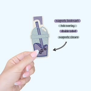 Magnetic Bookmark: Bubble Tea