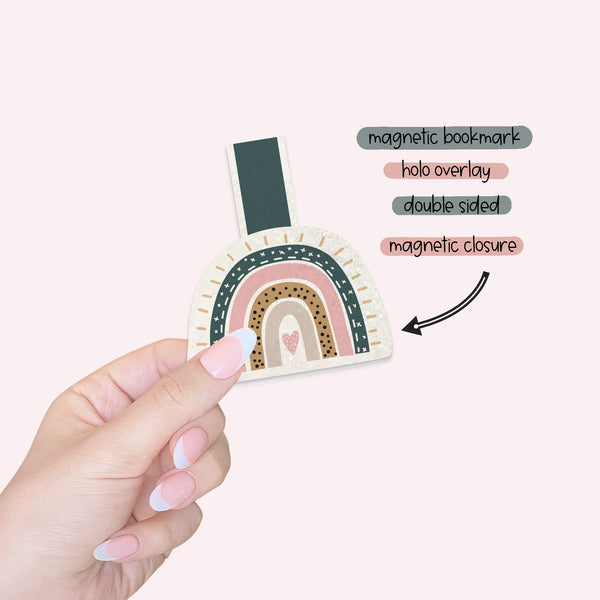 Magnetic Bookmark: Rainbow
