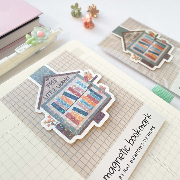 Magnetic Bookmark: Little Library