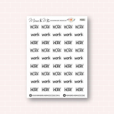 Script: Work