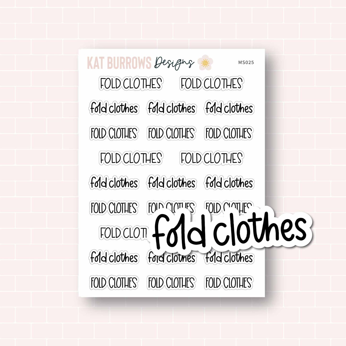 Script: Fold Clothes