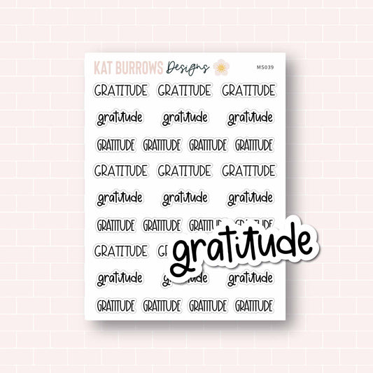 Script: Gratitude