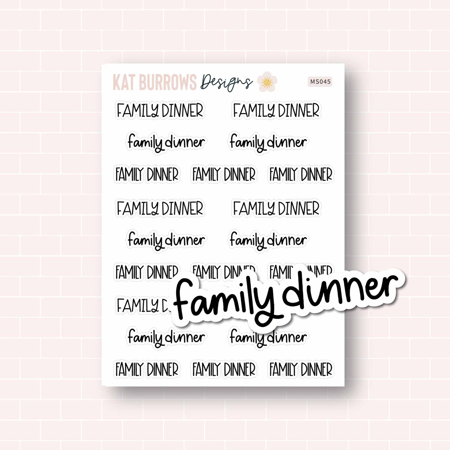 Script: Family Dinner