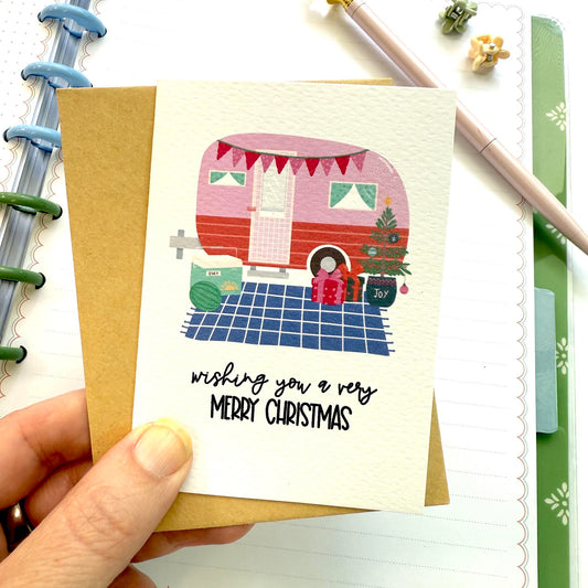 Single (1): MINI Card: Christmas Camper