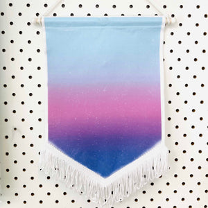 Pin Banner: Ombre Pink Sky