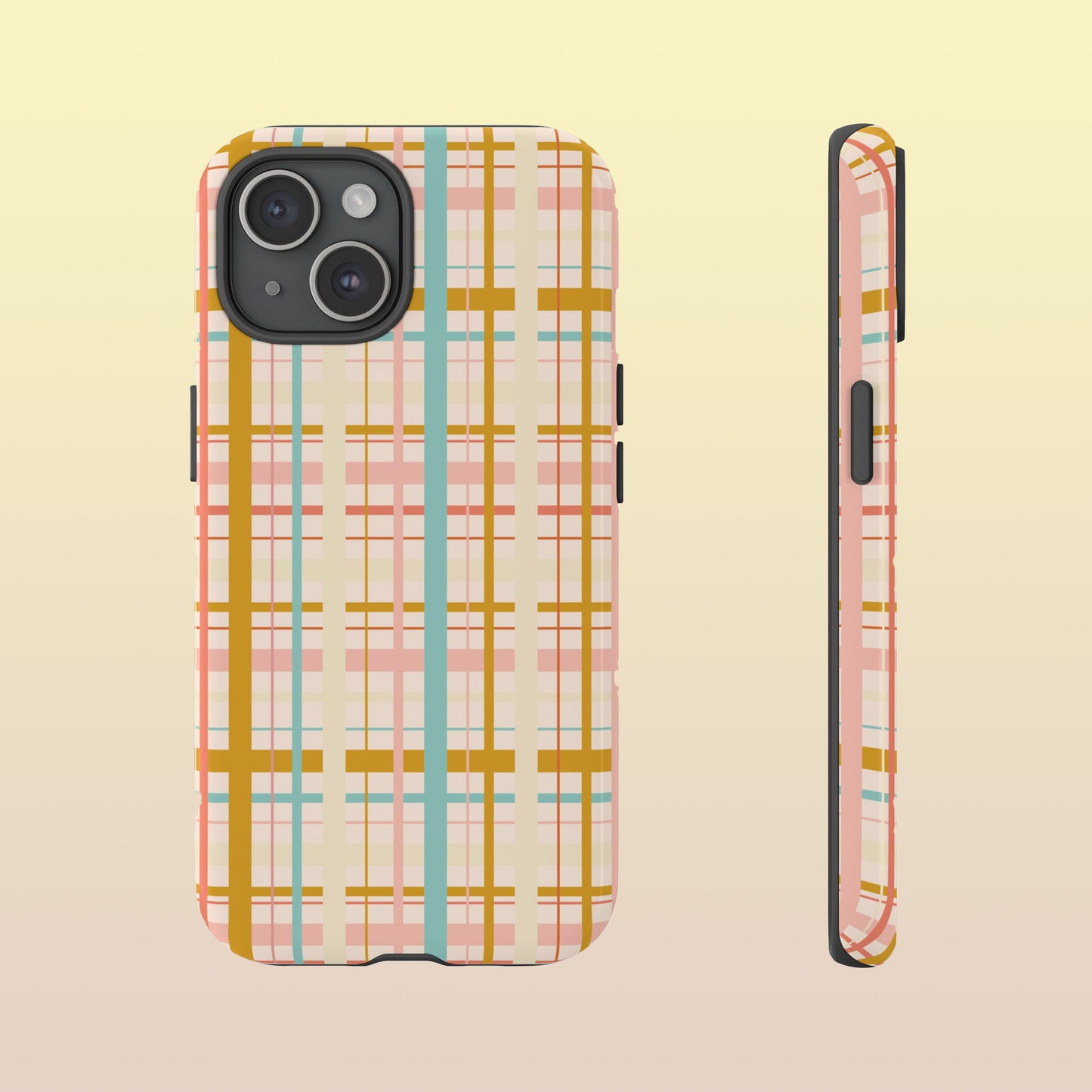 Phone Case: Tea Lover Plaid
