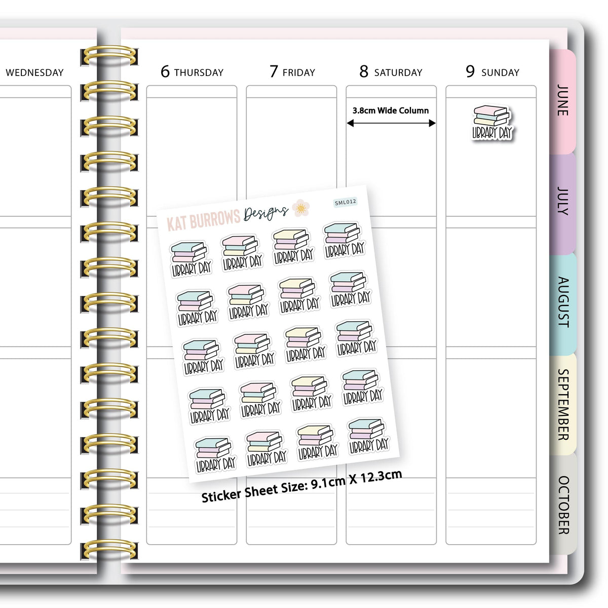 Stickers: Library Day