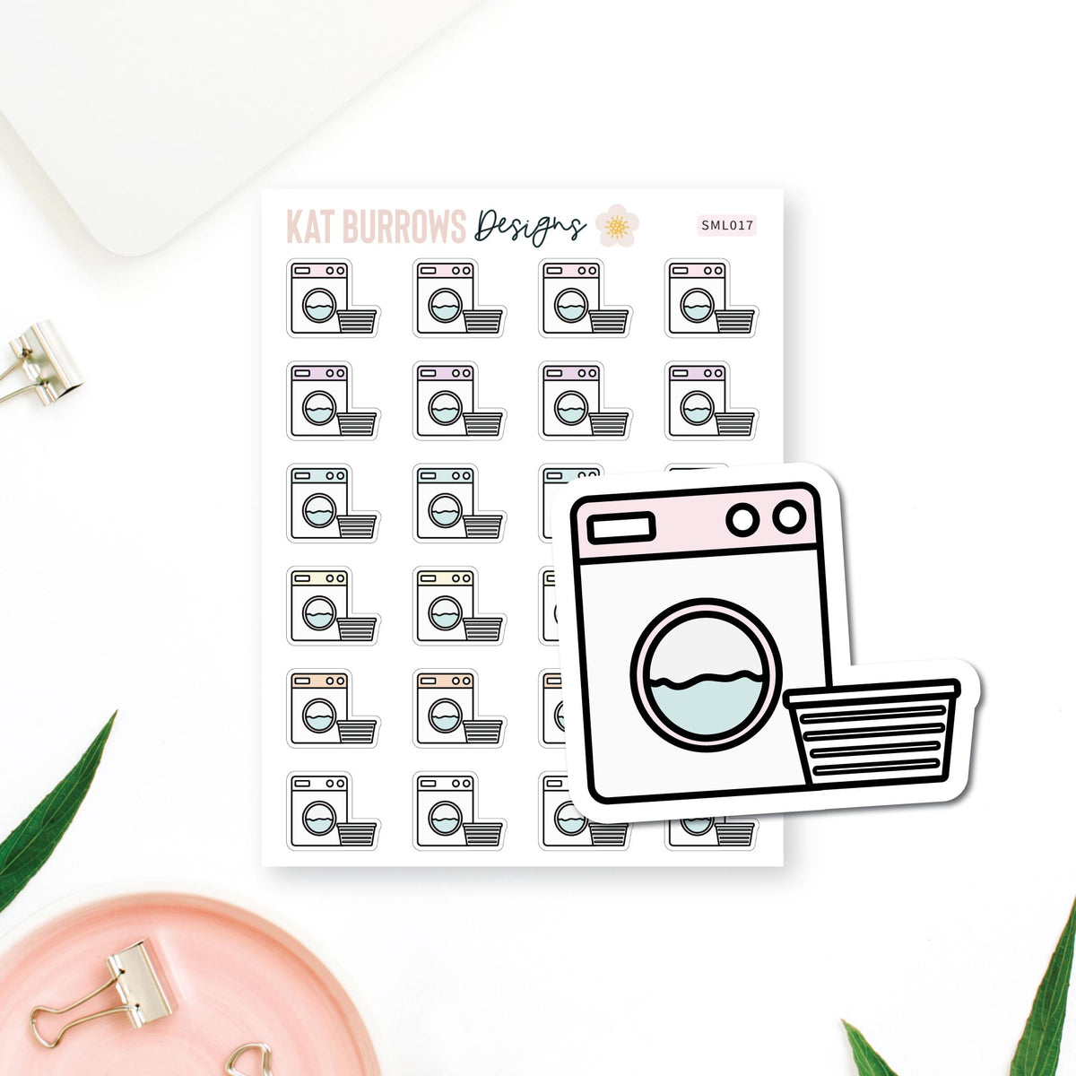Stickers: Washing Machine