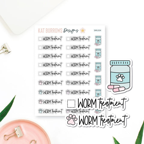 Stickers: Worming Treatment
