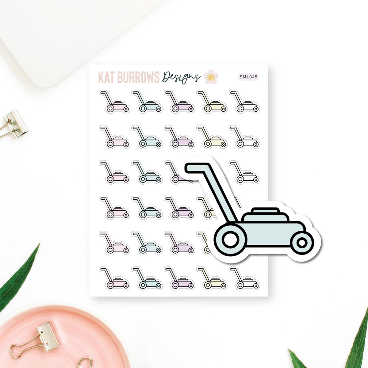 Stickers: Lawn Mower